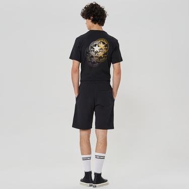  Converse Go-To Embroidered Star Chevron Fleece  Unisex Siyah Şort