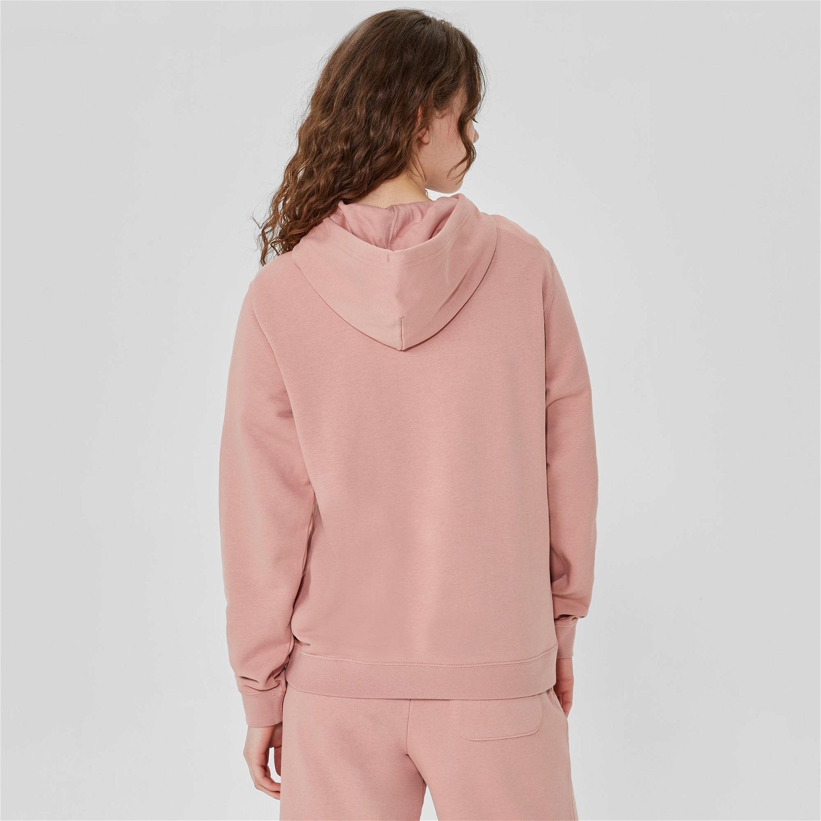 Converse Go-To Embroidered Star Chevron  Unisex Pembe Hoodie