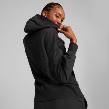  Puma Classics Oversized Kadın Siyah Sweatshirt