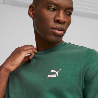  Puma Classics Small Logo Erkek Yeşil T-Shirt