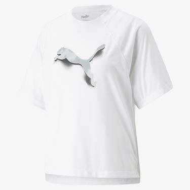  Puma Modern Sports Oversized Kadın Beyaz T-Shirt