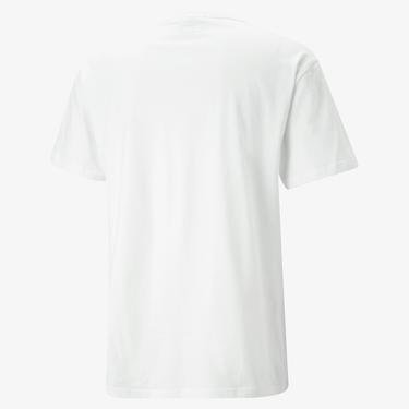  Puma Showcase Erkek Beyaz T-Shirt