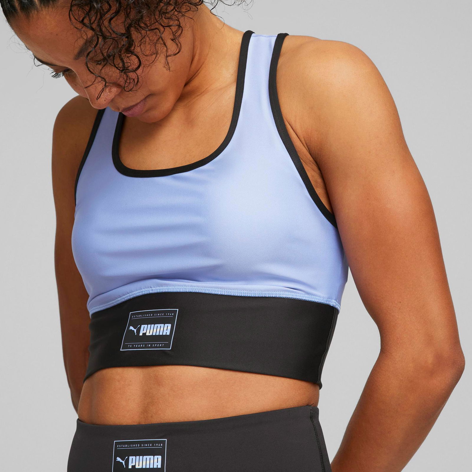 Puma Fit Eversculpt Skimmer Kadın Mor Bra