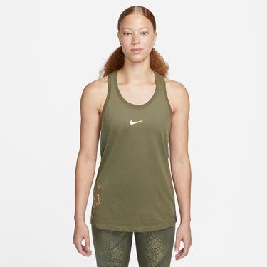 Nike Dri-FIT Tank Pro Kadın Haki Kolsuz T-Shirt