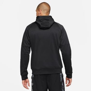 Nike Therma-Fit Full-Zip Erkek Siyah Hoodie