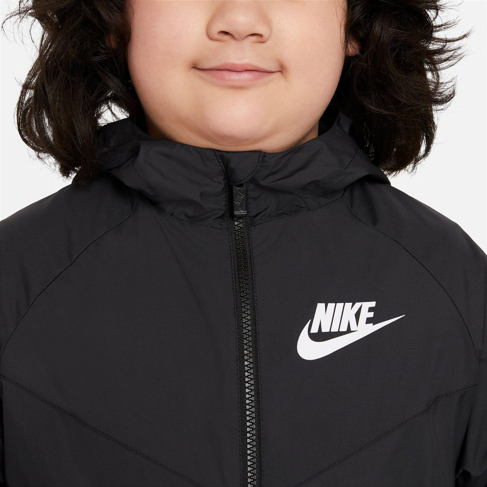 Nike Sportswear Windrunner Hoodie Çocuk Siyah Ceket