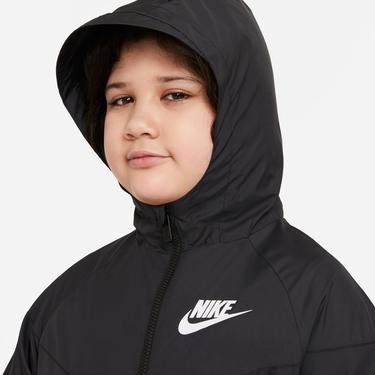  Nike Sportswear Windrunner Hoodie Çocuk Siyah Ceket