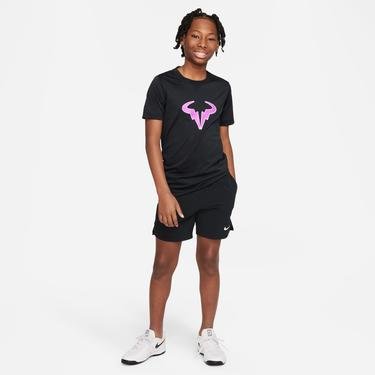  Nike Dri-Fit Rafa Çocuk Siyah T-Shirt