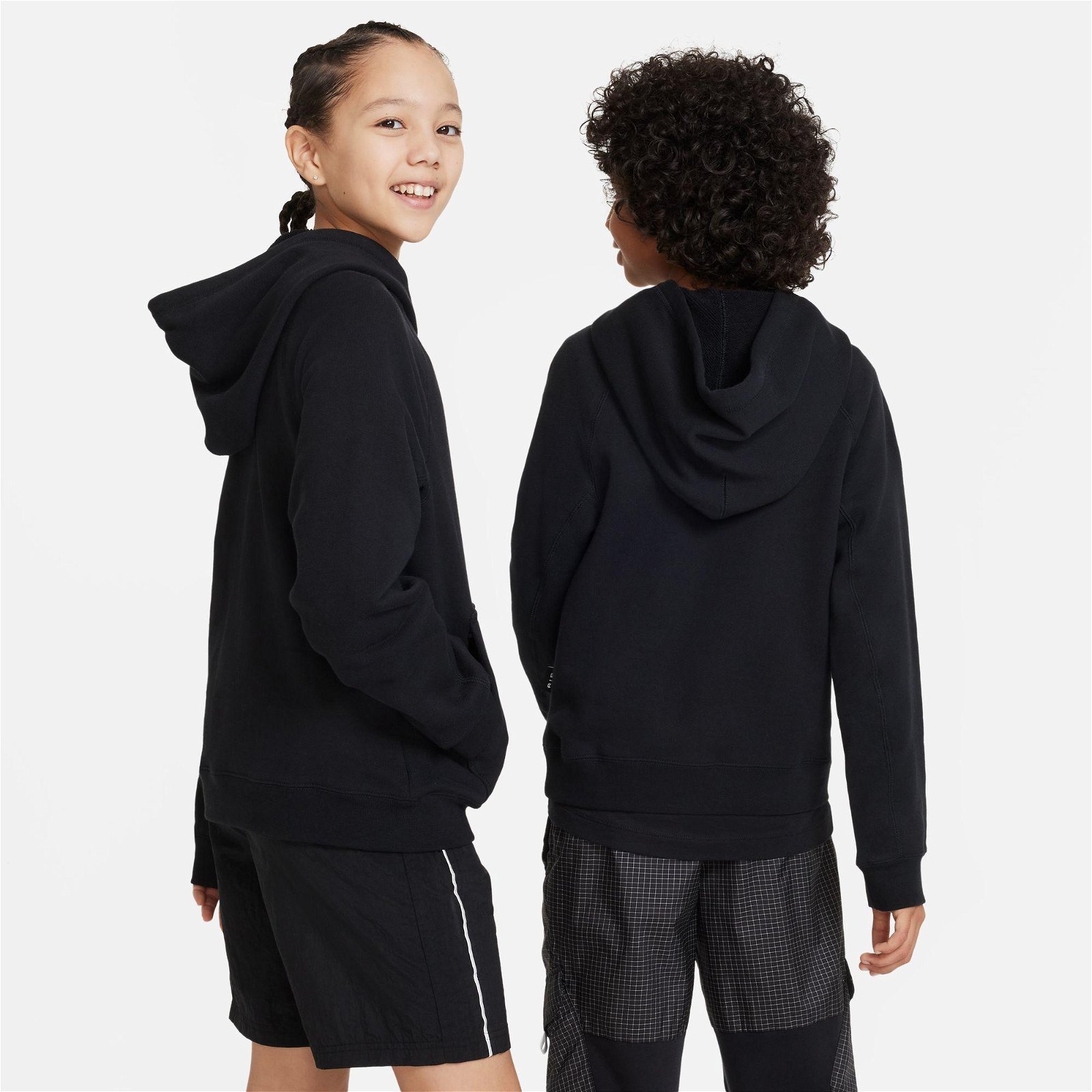 Nike Sportswear Air Hoodie Çocuk Siyah Sweatshirt