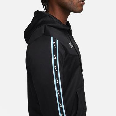  Nike Sportswear Repeat Full-Zip Hoody Erkek Siyah Ceket