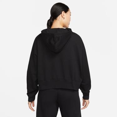  Nike Sportswear Jersey Oversize Hoodie Kadın Siyah Sweatshirt