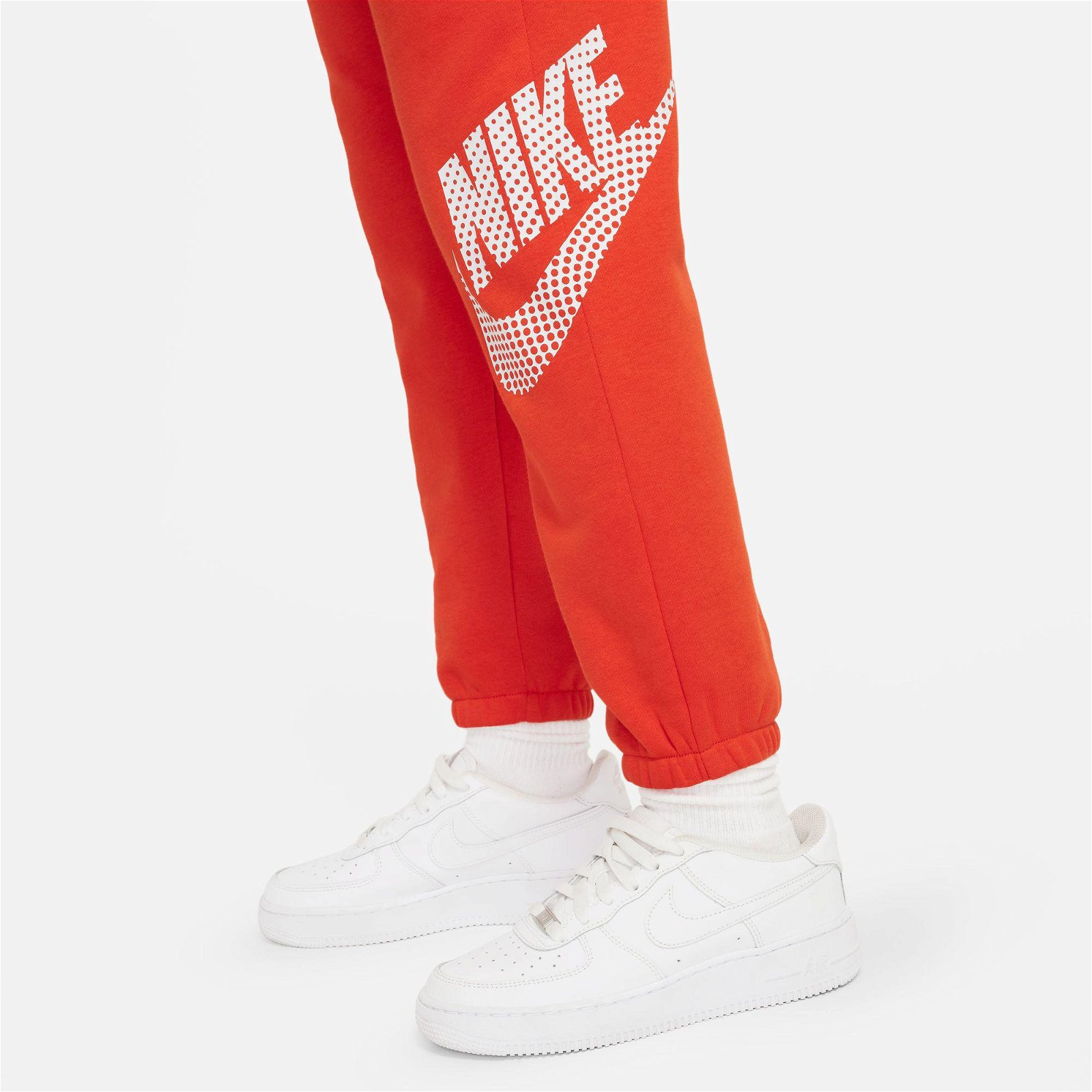 Nike Sportswear Fleece Oversized Çocuk Kırmızı Eşofman Altı
