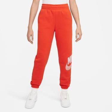  Nike Sportswear Fleece Oversized Çocuk Kırmızı Eşofman Altı