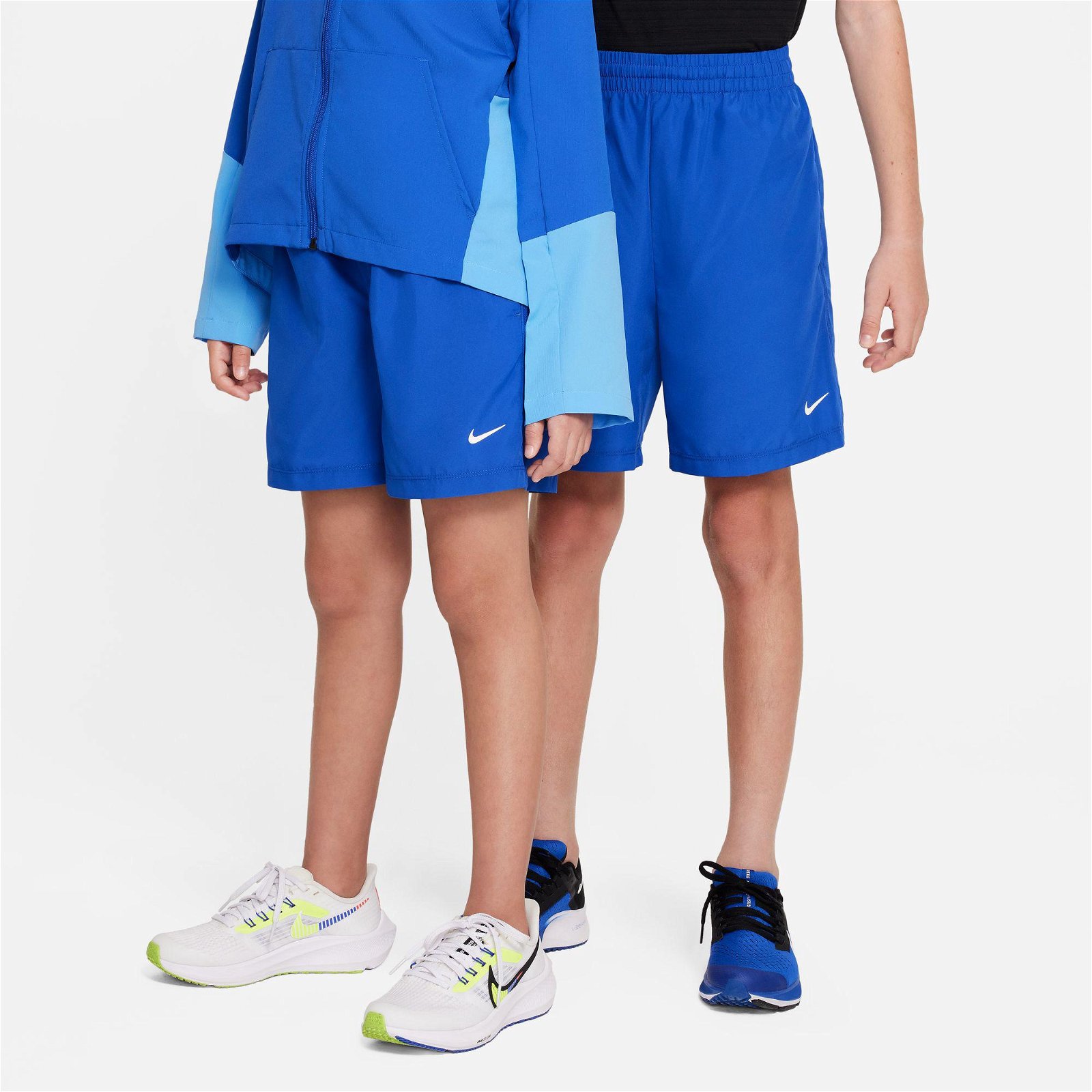Nike Dri-Fit Multi Woven Çocuk Mavi Şort