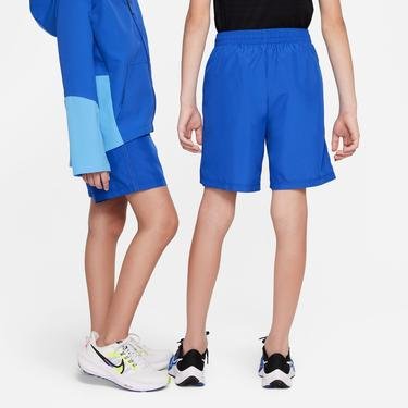 Nike Dri-Fit Multi Woven Çocuk Mavi Şort