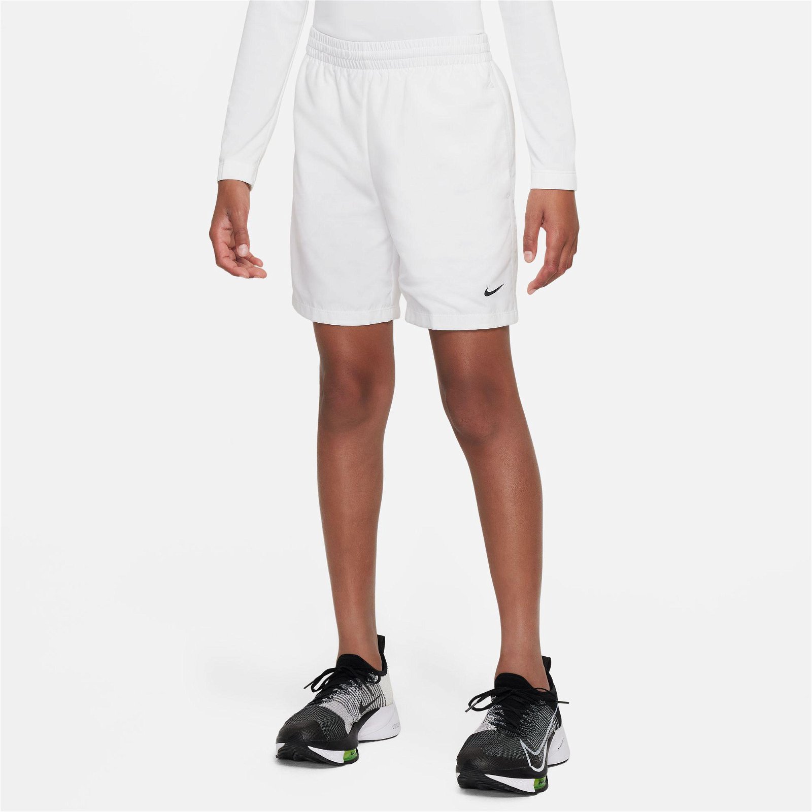 Nike Dri-Fit Multi Woven Çocuk Beyaz Şort