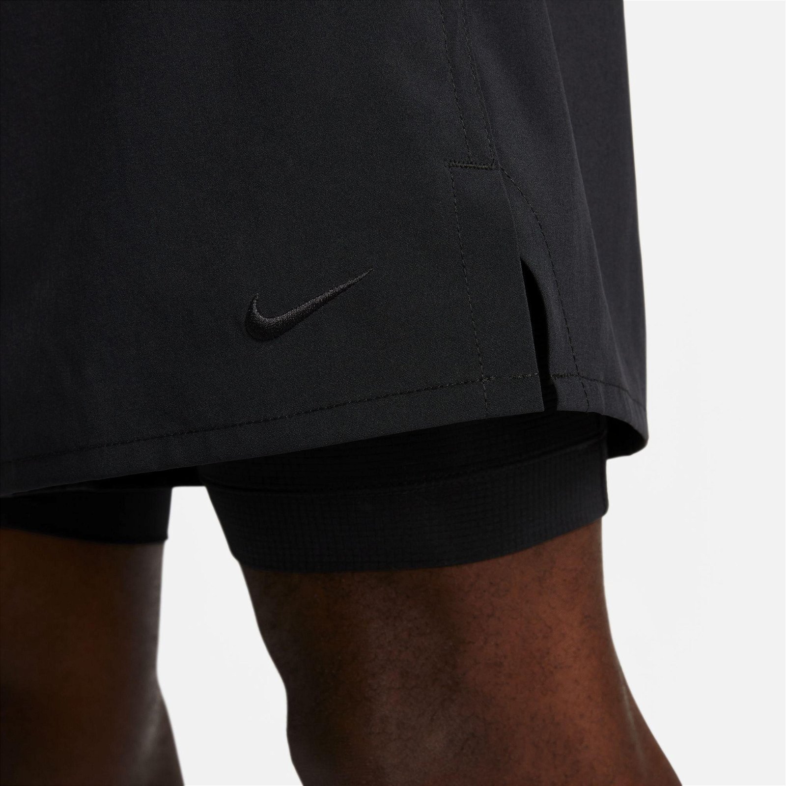Nike Dri-Fit Unlimited Woven 18cm 2In1 Erkek Siyah Şort