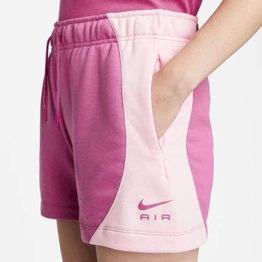  Nike Sportswear Air Fleece Mid Rise Kadın Pembe Şort