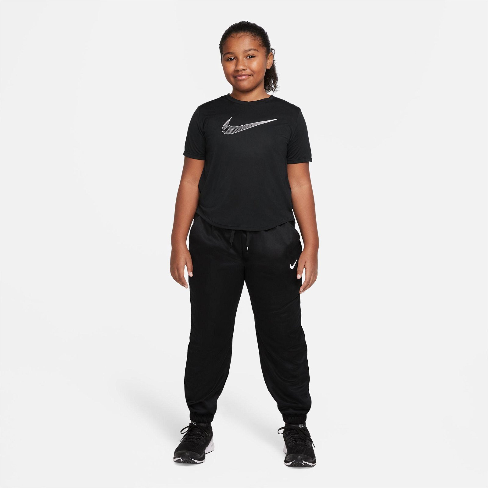 Nike Dri-Fit One Top Çocuk Siyah T-Shirt