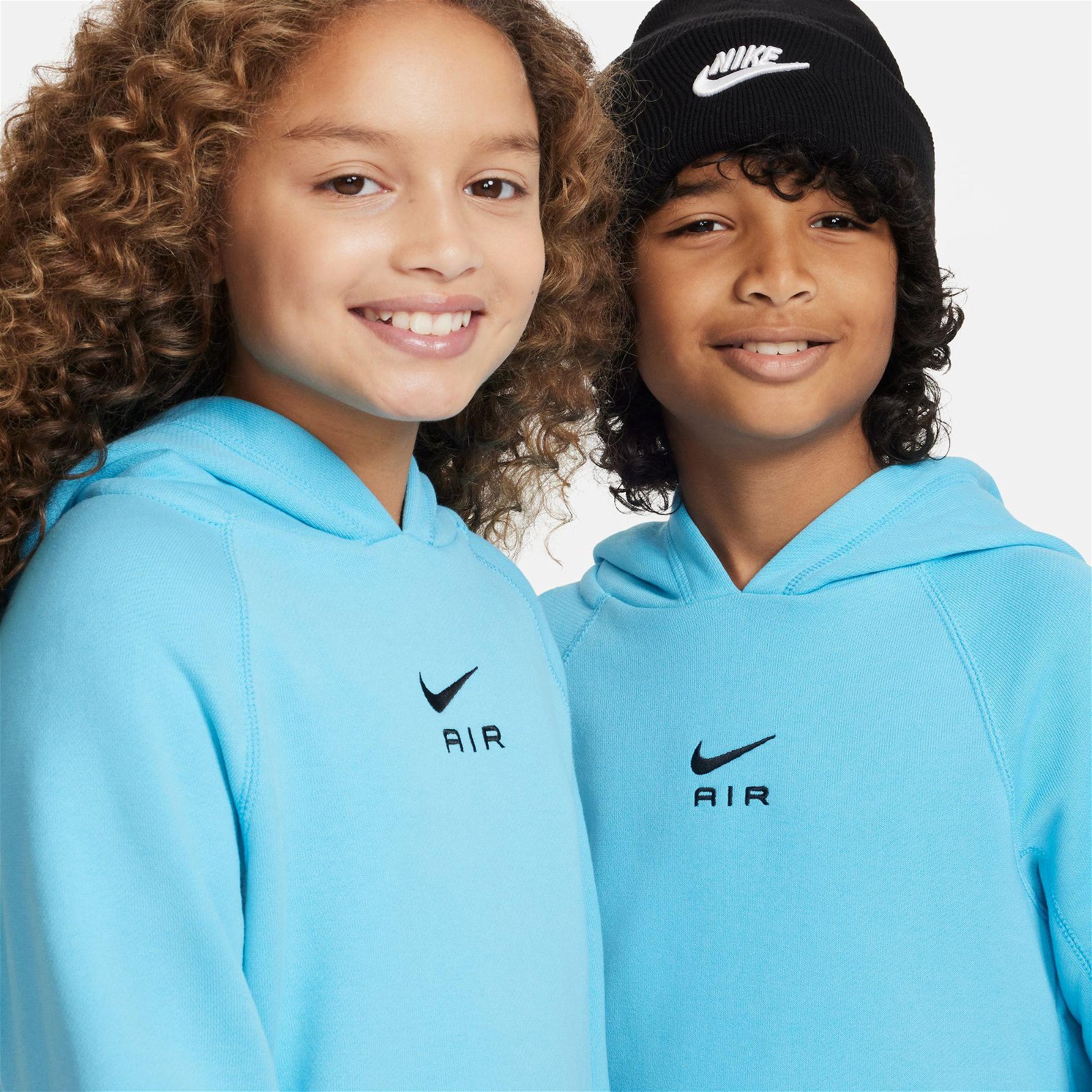 Nike Sportswear Air Hoodie Çocuk Mavi Sweatshirt