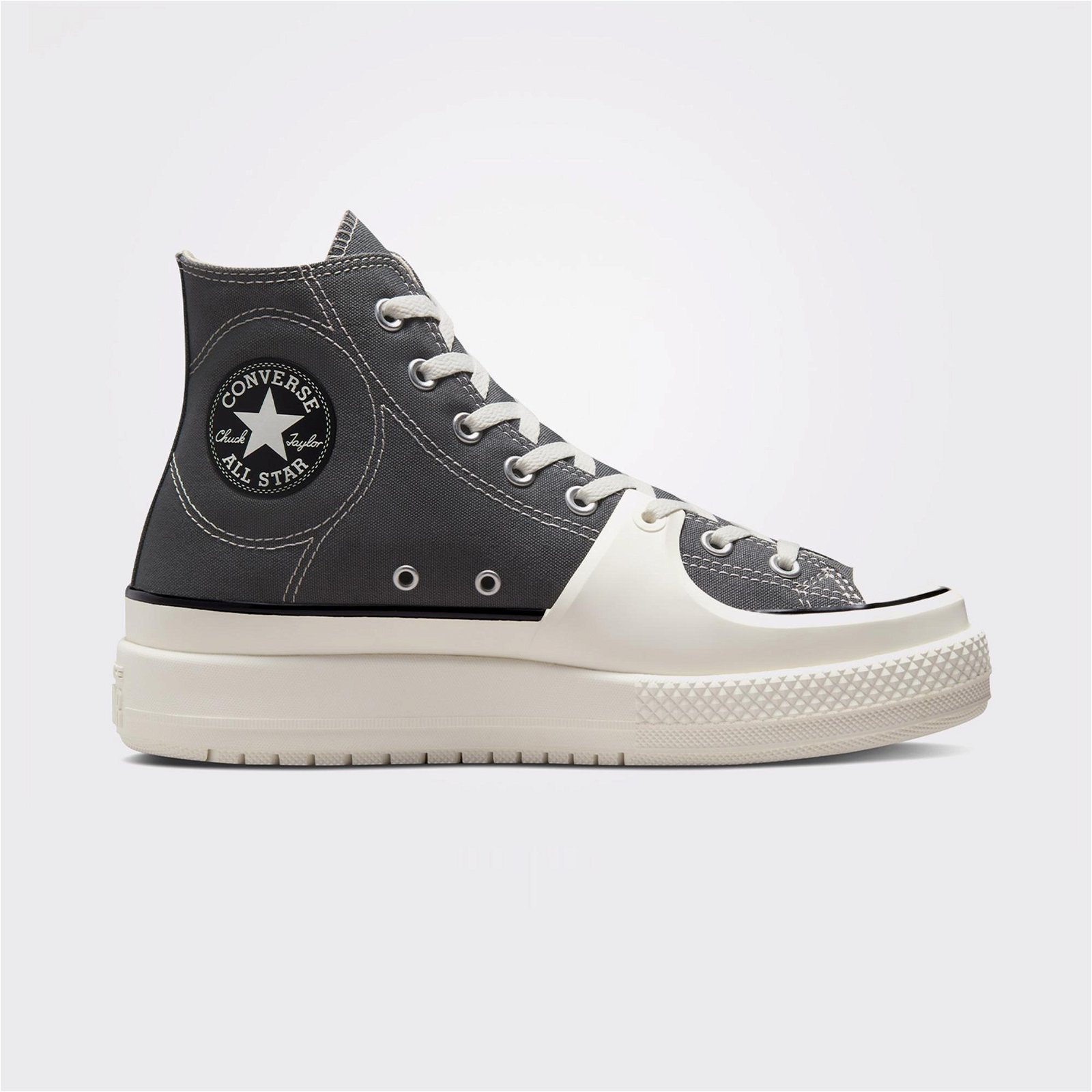 Converse Chuck Taylor All Star Construct Unisex Gri Sneaker