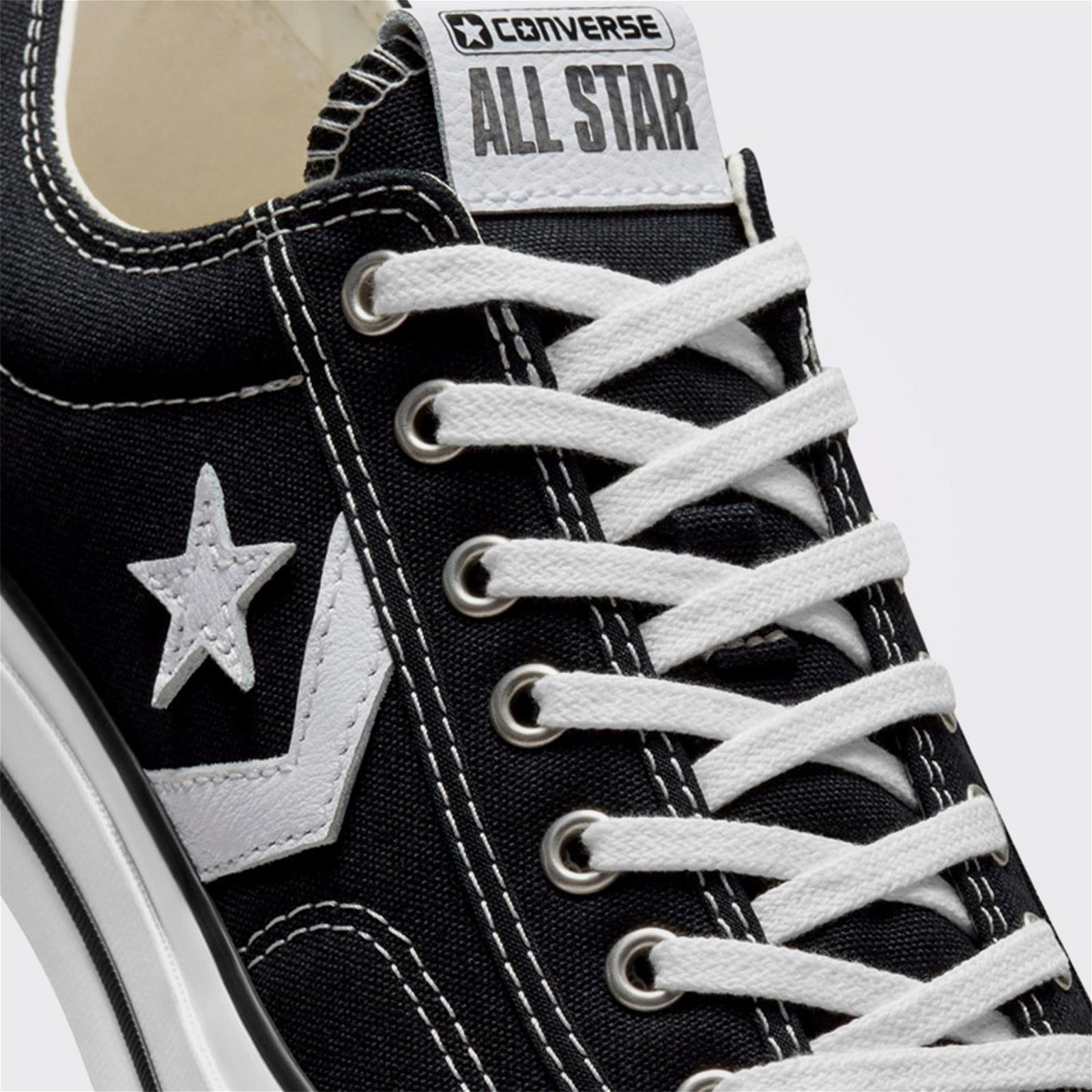 Converse Star Player 76 Premium Canvas Unisex Siyah Spor Ayakkabı