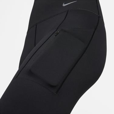  Nike Yüksek Destekli Yüksek Belli Cepli 7/8 Kadın Siyah Tayt