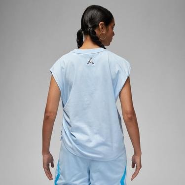  Jordan Cinch Top Kadın Mavi T-Shirt