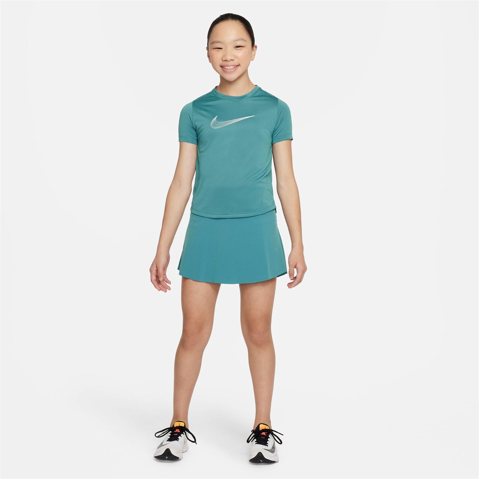 Nike Dri-Fit One Top Çocuk Yeşil T-Shirt