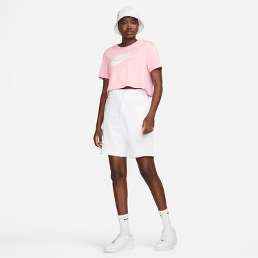  Nike Sportswear Essential Crop Icon Futura Kadın Pembe T-Shirt