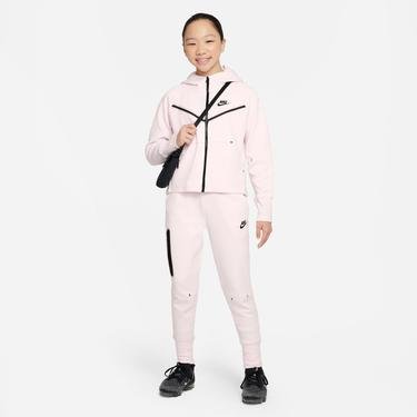  Nike Sportswear Tech Fleece Windrunner Hoodie Full-Zip Çocuk Pembe Sweatshirt