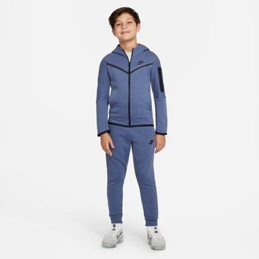  Nike Sportswear Tech Fleece Full-Zip Çocuk Mavi Sweatshirt