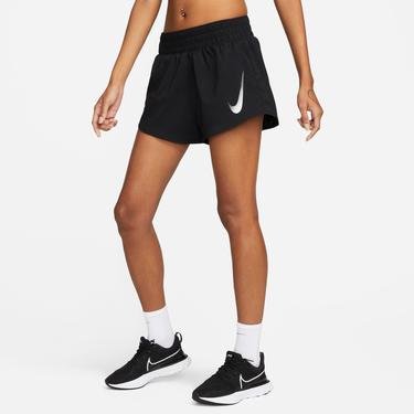  Nike Swoosh Veneer Vers Kadın Siyah Şort