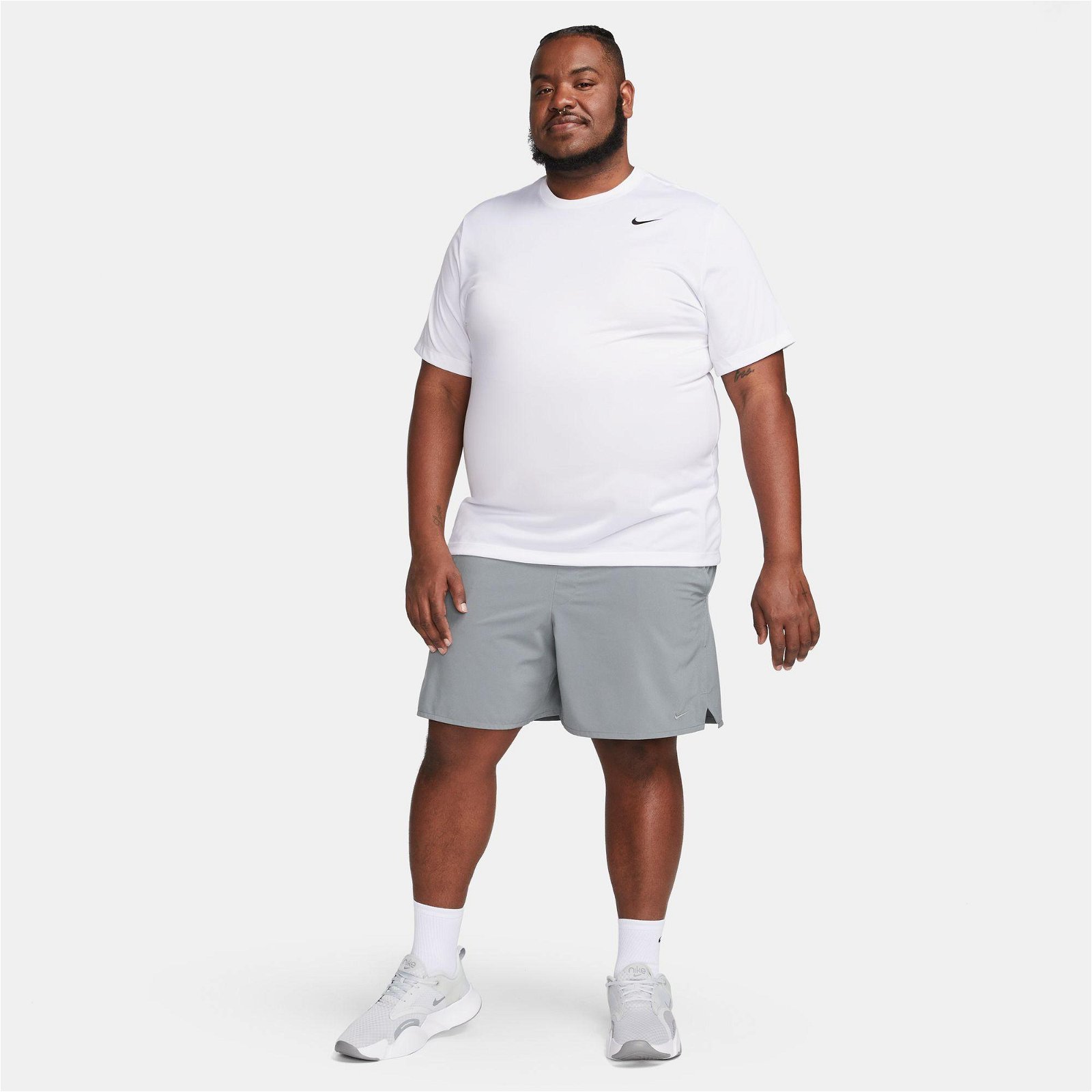 Nike Dri-Fit Unlimited Woven 18cm Unlined Erkek Gri Şort