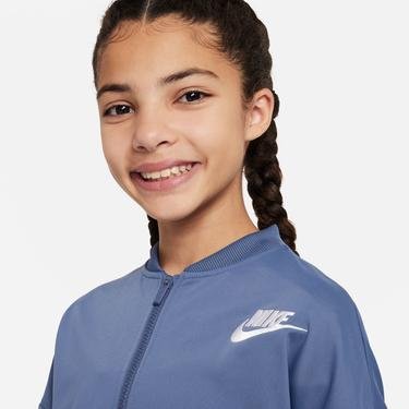  Nike Sportswear Tracksuit Suit Çocuk Mavi Eşofman Takımı