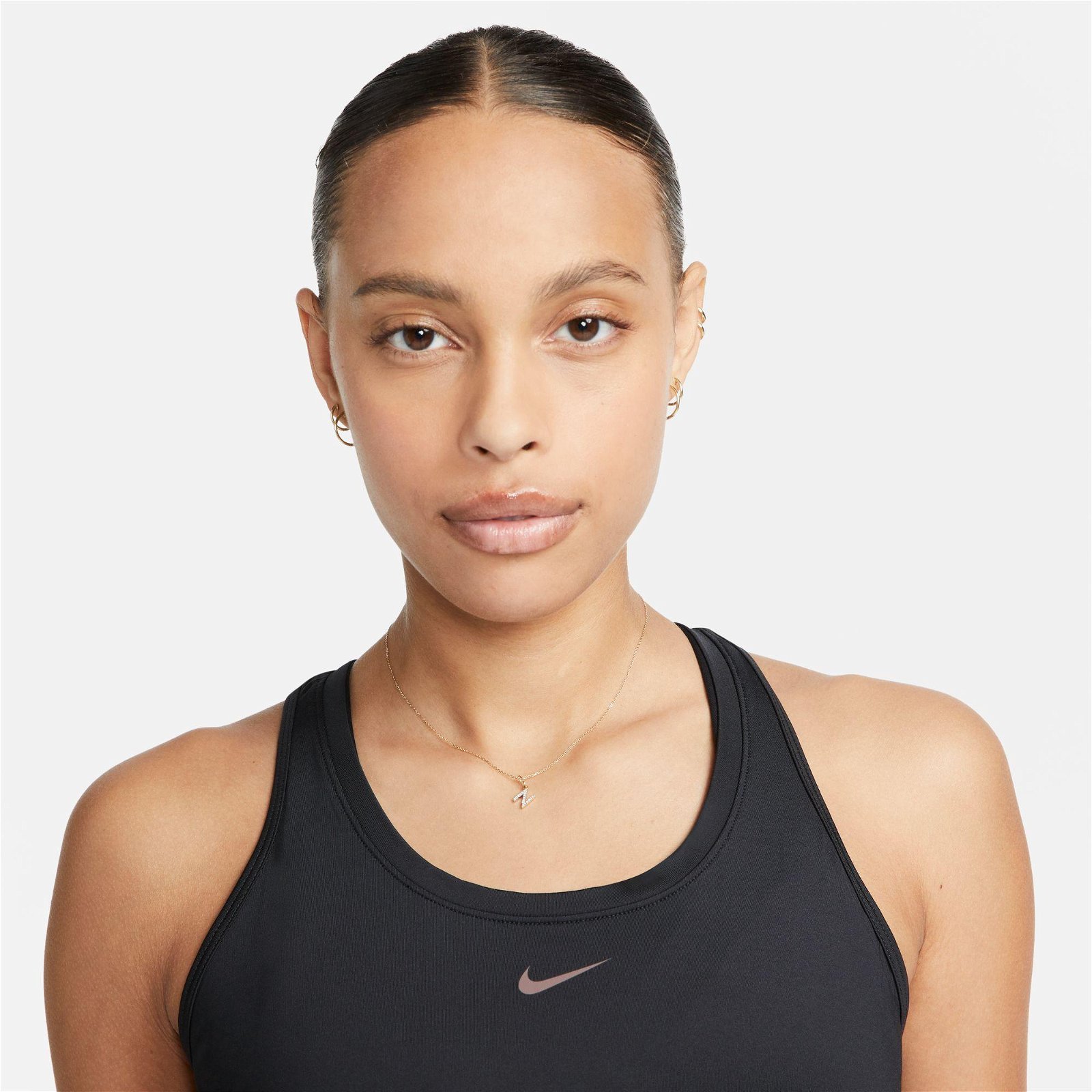 Nike One Dri-Fit Crop Tank Kadın Siyah Kolsuz T-Shirt
