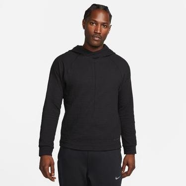  Nike Yoga Dri-Fit Texture Pullover Erkek Siyah Sweatshirt