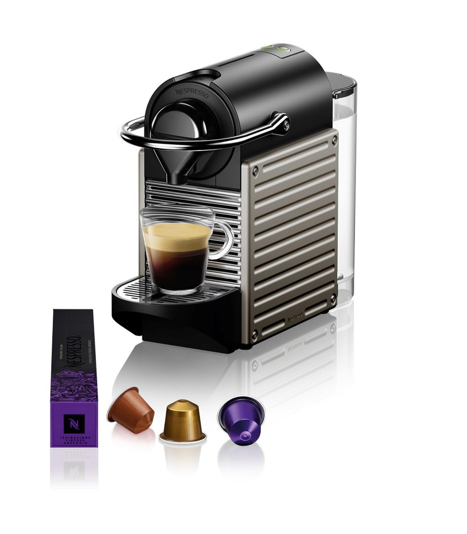 Nespresso C61 Titan Pixie Kapsüllü Kahve Makinesi