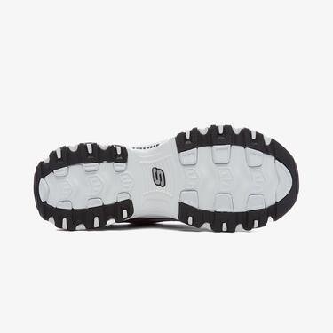  Skechers D'Lites-Biggest Fan Kadın Siyah-Beyaz Spor Ayakkabı