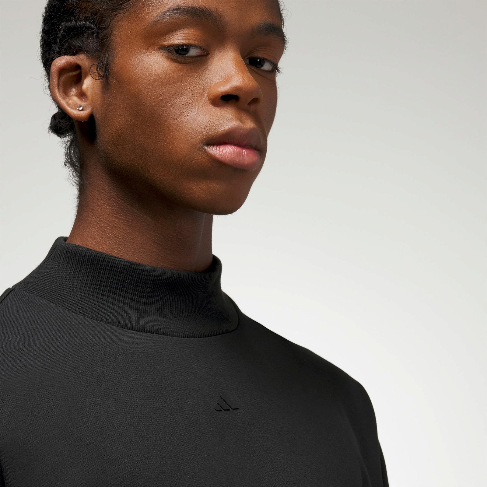 adidas One Bb L/S Unisex Siyah Sweatshirt