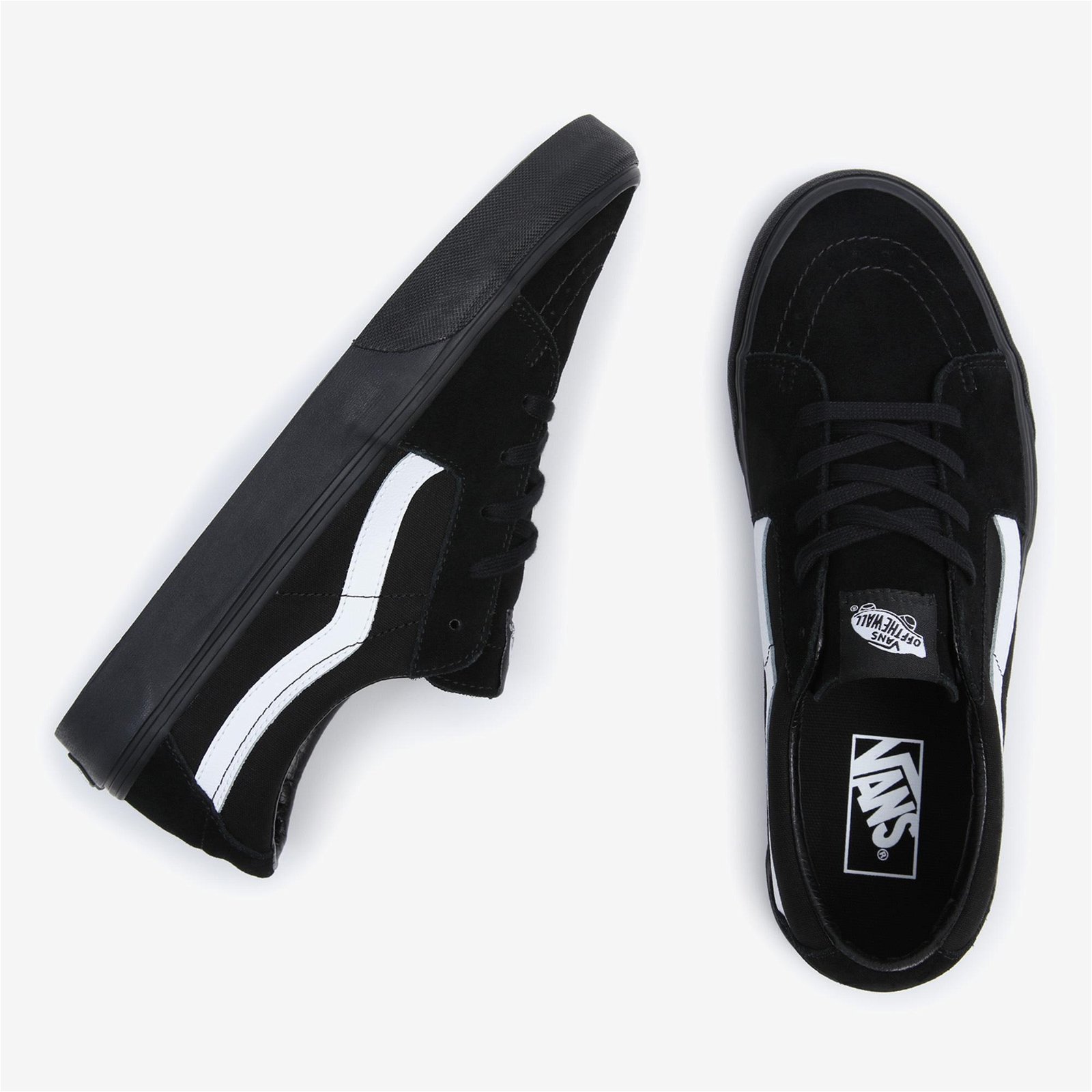 Vans UA Sk8-Low Unisex Siyah/Beyaz Sneaker