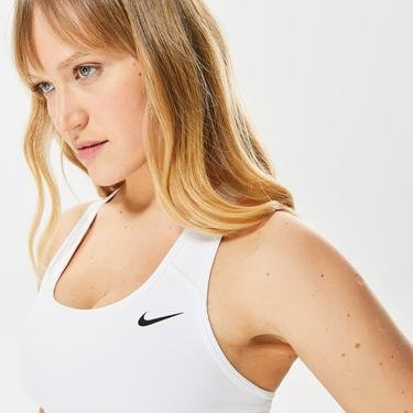  Nike Dri-Fit Swoosh Non-padded Kadın Beyaz Bra