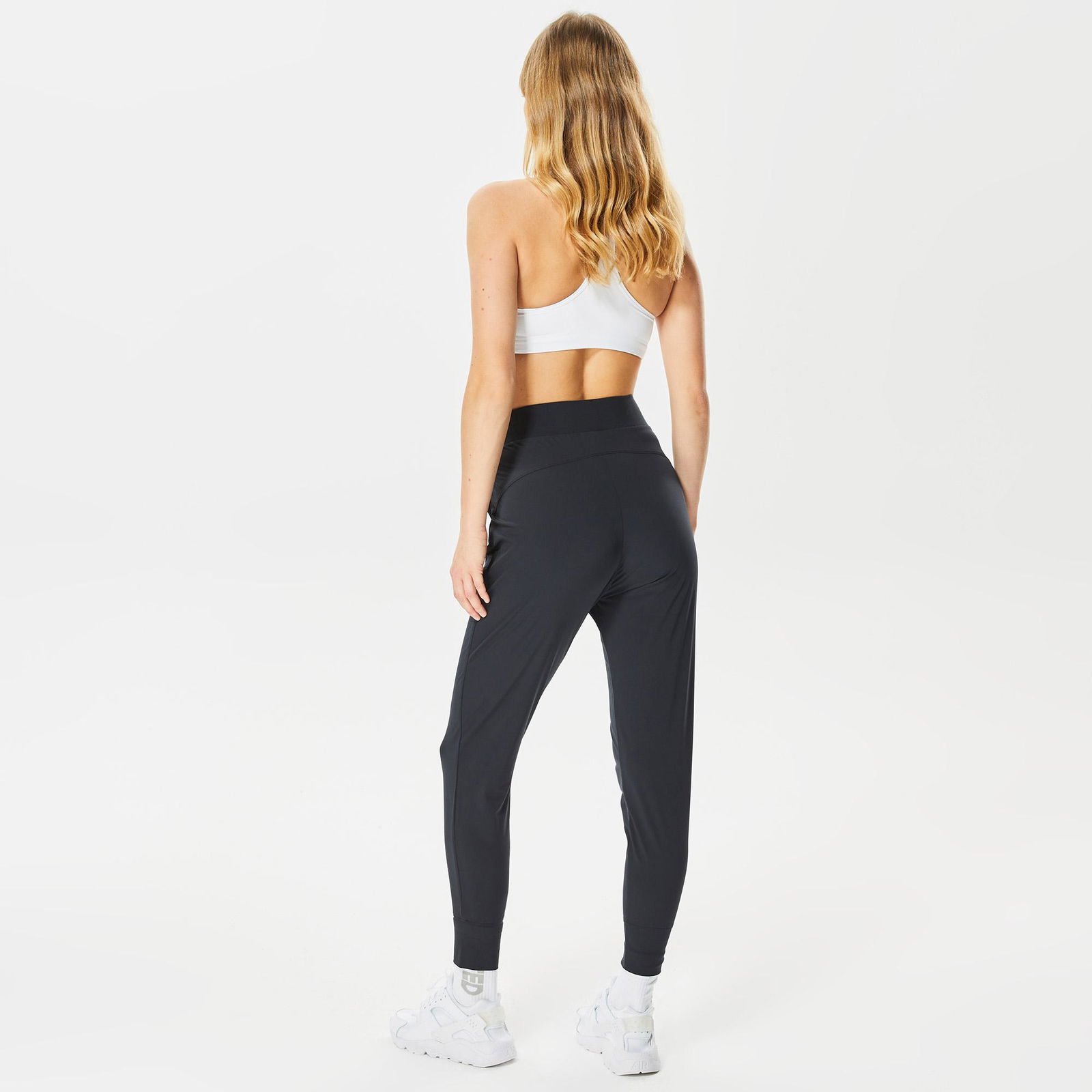 Nike Bliss Luxe Mid Rise Kadın Siyah Eşofman Altı