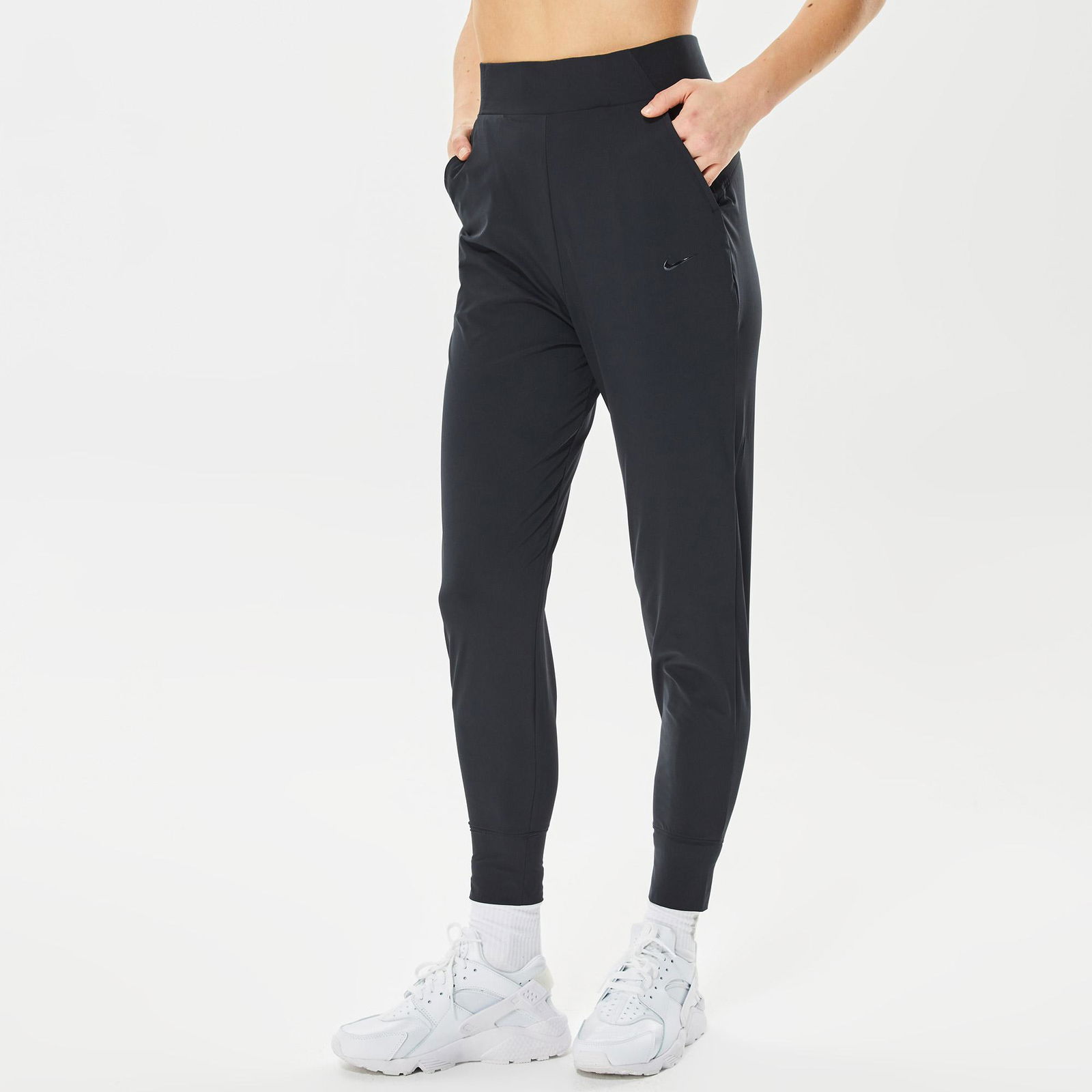 Nike Bliss Luxe Mid Rise Kadın Siyah Eşofman Altı