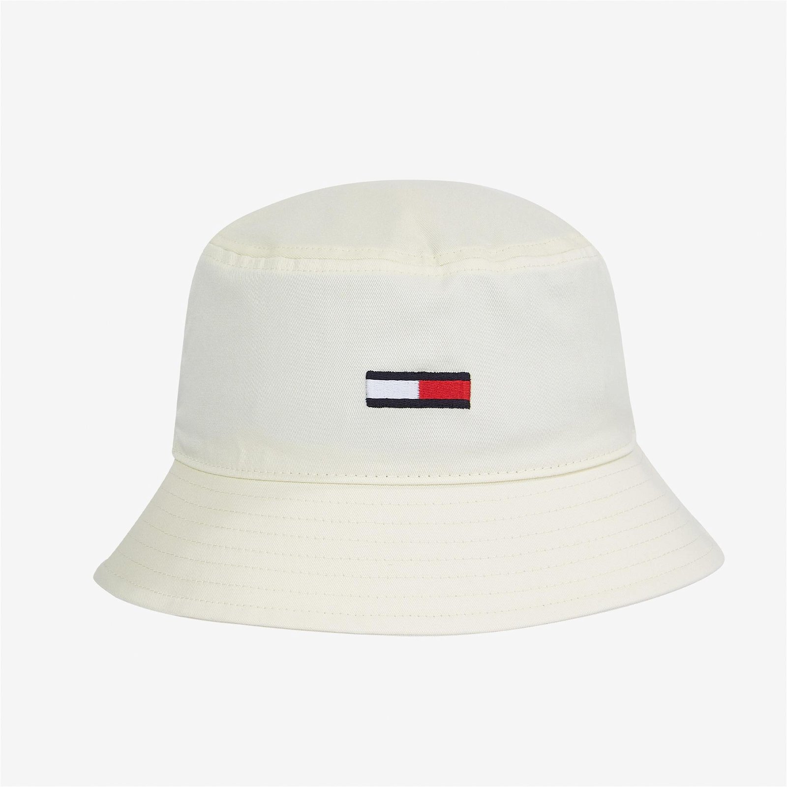 Tommy Jeans Flag Bucket Kadın Bej Şapka