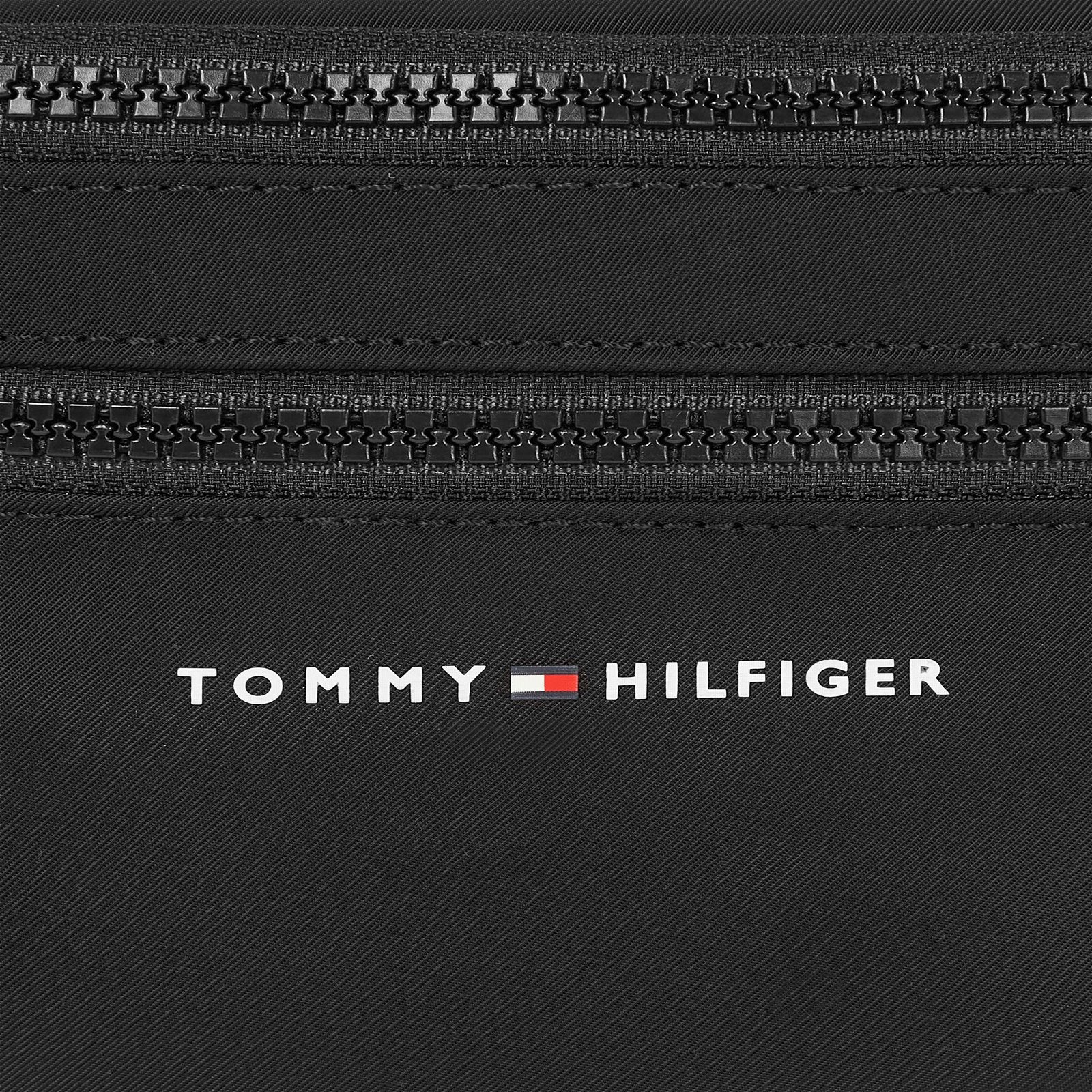 Tommy Hilfiger Horizon Erkek Siyah Bel Çantası