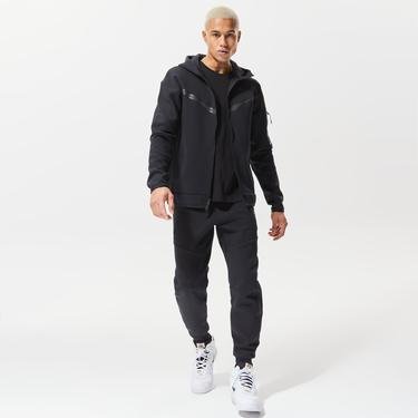  Nike Sportswear Tech Fleece Full-Zip Windrunner Erkek Siyah Sweatshirt