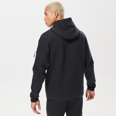  Nike Sportswear Tech Fleece Full-Zip Windrunner Erkek Siyah Sweatshirt