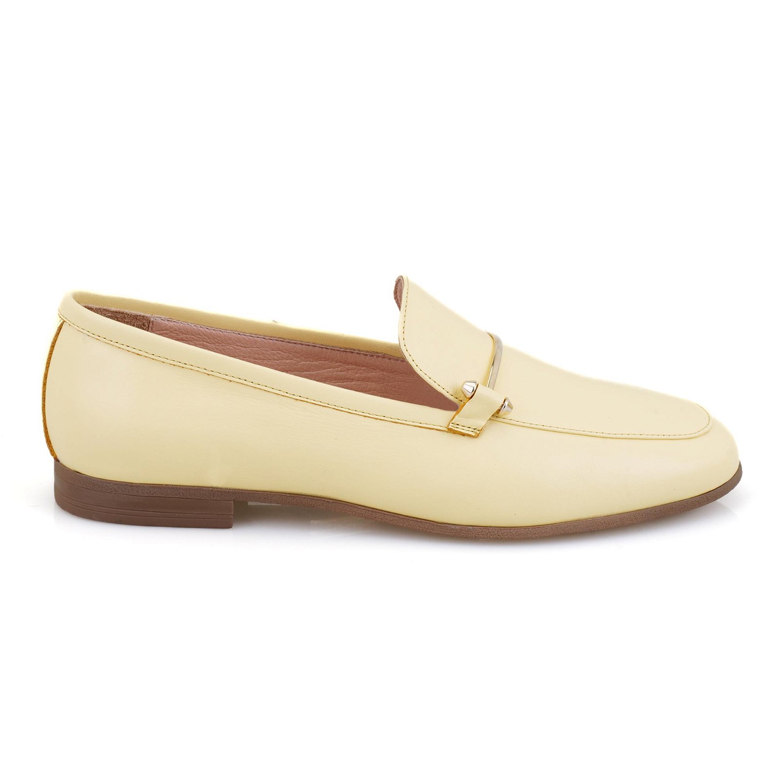 Janice Sarı Kadın Deri Günlük Ayakkabı
