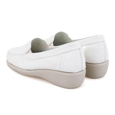  Grazzia Beyaz Kadın Aerocomfort Deri Günlük Ayakkabı